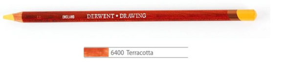 DERWENT DRAWING PENCILS TERRACOTTA 34388