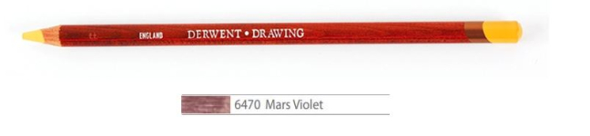 DERWENT DRAWING PENCILS MARS VIOLET 0700688