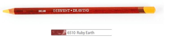 DERWENT DRAWING PENCILS RUBY EARTH 0700689