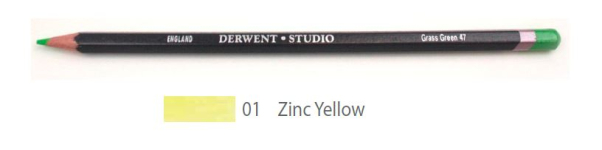 DERWENT STUDIO PENCIL ZINC YELLOW 32101