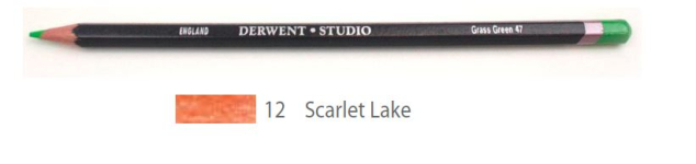 DERWENT STUDIO PENCIL SCARLET LAKE 32112
