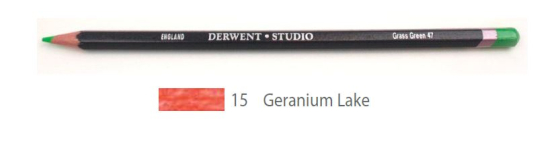 DERWENT STUDIO PENCIL GERANIUM LAKE 32115