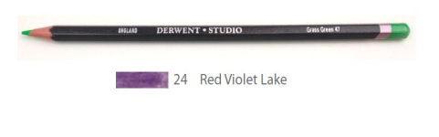 DERWENT STUDIO PENCIL RED VIOLET LAKE 32124