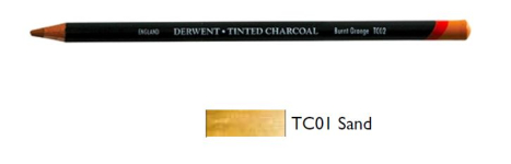 DERWENT TINTED CHARCOAL PENCIL SAND (TC01) 2301665