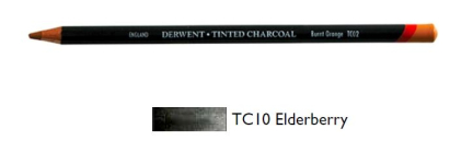DERWENT TINTED CHARCOAL PENCIL ELDERBERRY (TC10) 2301674