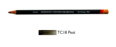 DERWENT TINTED CHARCOAL PENCIL PEAT (TC18) 2301682