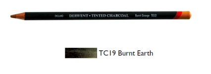 DERWENT TINTED CHARCOAL PENCIL BURNT EARTH (TC19) 2301683