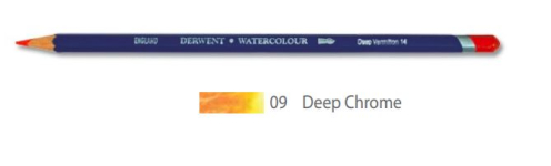 DERWENT WATERCOLOUR PENCIL 09 DEEP CHROME 32809