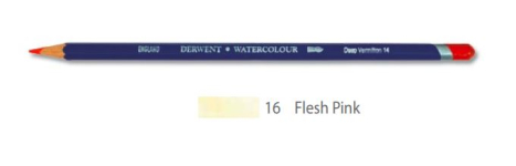 DERWENT WATERCOLOUR PENCIL 16 PALE PEACH / FLESH PINK  32816
