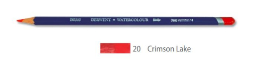 DERWENT WATERCOLOUR PENCIL 20 CRIMSON LAKE 32820