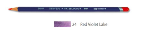 DERWENT WATERCOLOUR PENCIL 24 RED VIOLET LAKE 32824
