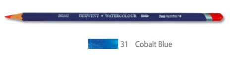 DERWENT WATERCOLOUR PENCIL 31 COBALT BLUE 32831