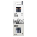 WN STUDIO COLLECTION CHARCOAL PENCIL 6 ASSORTED 0490025