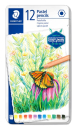 STAEDTLER PASTEL COLOURED PENCIL TIN OF 12 ASS 146P M12