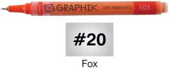 GRAPHIK LINE PAINTER 20 FOX 2302229 by DERWENT