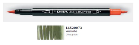 LYRA AQUA BRUSH DUO OLIVE GREEN 6520073