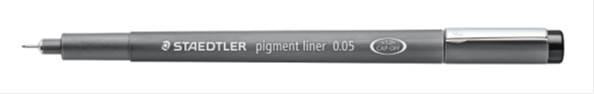 STAEDTLER PIGMENT LINER 0.05MM BLACK 308 005-9