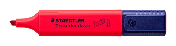 STAEDTLER TEXTSURFER HIGHLIGHTER EXCEL RED 364C-200