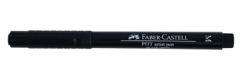 FABER CASTELL PITT ARTIST PEN BLACK/SUPER FINE 167199