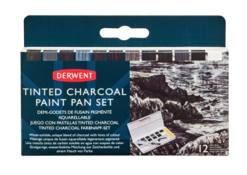 DERWENT TINTED CHARCOAL PAINT PAN SET 2305872