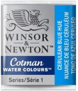 WN COTMAN WATERCOLOUR 1/2 PAN CERULEAN BLUE 0301139