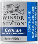 WN COTMAN WATERCOLOUR 1/2 PAN COBALT BLUE HUE 0301179