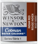 WN COTMAN WATERCOLOUR 1/2 PAN INDIAN RED 0301317