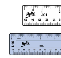 Helix Shatter-resistant Plastic Rulers