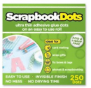 U-CRAFT SCRAPBOOK DOTS 10mm THIN PERMANENT 250 201059