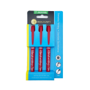 MANUSCRIPT BLACK HANDWRITING PEN CARD OF 3 MT011031BK