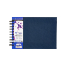 DR AQUAFINE LINEN ARTBOOK A5 L NAVY BLUE 300G 20S D476217500