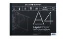 DR LAYOUT PAD A4 80 SHEET 45gsm 403030400