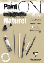 CLAIREFONTAINE PAINTON NATURAL PAD A4 250G 30SH 96540C