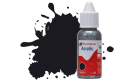 HUMBROL ACRYLIC 21 BLACK GLOSS 14ml DROPPER