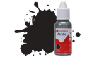 HUMBROL ACRYLIC 33 BLACK MATT 14ml DROPPER