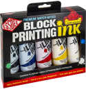 BLOCK PRINTING INK 5 SET PRIMARY COLOURS 100ml LPI/A5R