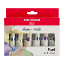 ROYAL TALENS AMSTERDAM ACRYLIC PEARLESCENT 6 SET 17820506