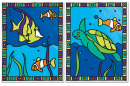 R&L MY FIRST - 2 PK - SEA TURTLE & FISH MFP203
