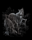 R&L MARE & FOAL SCRAPERFOIL SILVER SILF15