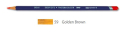 DERWENT WATERCOLOUR PENCIL 59 GOLDEN BROWN 32859