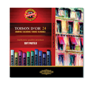 KOH-I-NOOR TOISON D'OR 24 SOFT PASTELS - SET OF 24
