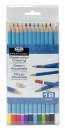 R&L WATERCOLOUR PENCIL 12 SET WPEN-12