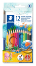 STAEDTLER NORIS AQUARELL PENCILS 12PK 144 10NC12