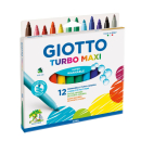 GIO TURBO MAXI FELT TIP PEN 12PCS SET F07620000