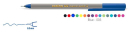 EDDING 55 PEN - BLUE 67003