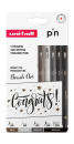 UNI PIN BRUSH ART 5 ASSORTED COLOURS FINELINERS 302331396