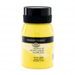 R&L ESSENTIALS ACRYLIC 500ml - LEMON YELLOW RAA-5106