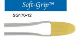 ROYAL SOFT GRIP GOLD TAKLON FILBERT 12