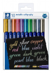 STAEDTLER METALLIC CALLIGRAPHY PEN WALLET 10PCS 8325 TB10