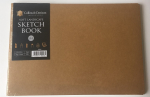 C&D A4 LANDSCAPE SOFT SKETCH BOOK 20SH WHITE PAPER  KRAFT